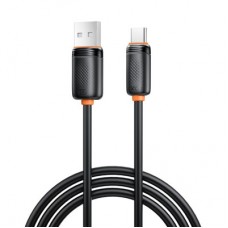 Дата кабель USB 2.0 AM to USB-C 1.0m 3A black XO (XO-CB-300UC-BK)