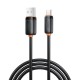 Дата кабель USB 2.0 AM to USB-C 1.0m 3A black XO (XO-CB-300UC-BK)