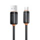 Дата кабель USB 2.0 AM to USB-C 1.0m 3A black XO (XO-CB-300UC-BK)