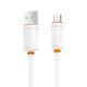 Дата кабель USB 2.0 AM to USB-C 1.0m 3A white XO (XO-CB-300UC-WH)