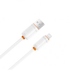 Дата кабель USB 2.0 AM to Lightning 1.0m 3A white XO (XO-CB-300UL-WH) - Фото
