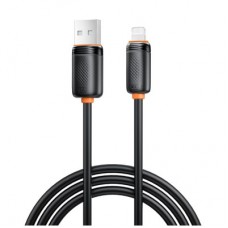 Дата кабель USB 2.0 AM to Lightning 1.0m 3A black XO (XO-CB-300UL-BK)