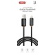 Дата кабель USB 2.0 AM to Lightning 1.0m 3A black XO (XO-CB-300UL-BK)