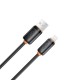 Дата кабель USB 2.0 AM to Lightning 1.0m 3A black XO (XO-CB-300UL-BK)