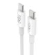 Дата кабель USB-C to USB-C 1.0m 240W white XO (XO-CB-240CC-WH)