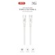 Дата кабель USB-C to USB-C 1.0m 240W white XO (XO-CB-240CC-WH)