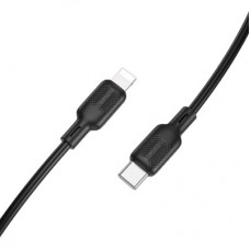 Дата кабель USB-C to Lightning 1.0m silicone BX113 Lenny black BOROFONE (6941991115370) Дата кабель USB-C to Lightning 1.0m silicone BX113 Lenny black BOROFONE (6941991115370) - Фото