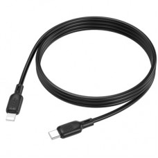 Дата кабель USB-C to Lightning 1.0m silicone BX113 Lenny black BOROFONE (6941991115370) Дата кабель USB-C to Lightning 1.0m silicone BX113 Lenny black BOROFONE (6941991115370) - Фото