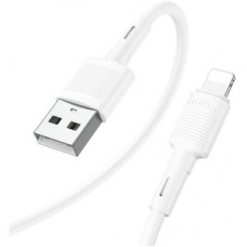 Дата кабель USB 2.0 AM to Lightning 1.0m 2.4A X83 white HOCO (6931474770875)