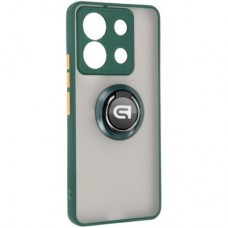 Чехол для мобильного телефона Armorstandart Frosted Matte Ring Xiaomi Redmi Note 13 Pro 5G / Poco X6 5G Dark Green (ARM72725) Чехол для мобильного телефона Armorstandart Frosted Matte Ring Xiaomi Redmi Note 13 Pro 5G / Poco X6 5G Dark Green (ARM72725)