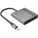 Концентратор Cablexpert USB-C 4-in-1 2xHDMI + 1xUSB 3.2 + 1xUSB-C PD 85W (A-CM-COMBO3-04)