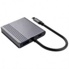 Концентратор Cablexpert USB-C 4-in-1 2xHDMI + 1xUSB 3.2 + 1xUSB-C PD 85W (A-CM-COMBO3-04) Концентратор Cablexpert USB-C 4-in-1 2xHDMI + 1xUSB 3.2 + 1xUSB-C PD 85W (A-CM-COMBO3-04) - Фото