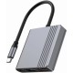 Концентратор Cablexpert USB-C 3-in-1 1xHDMI + 1xUSB 3.2 + 1xUSB-C PD 90W 10Gbps 4K60Hz (A-CM-COMBO3-05)