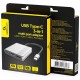 Концентратор Cablexpert USB-C 3-in-1 1xHDMI + 1xUSB 3.2 + 1xUSB-C PD 90W 10Gbps 4K60Hz (A-CM-COMBO3-05)
