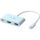 Концентратор J5create USB-C 3-in-1 1xHDMI + 1xUSB 3.2 + 1xUSB-C PD100W blue (JCA379EC-N)