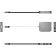 Концентратор J5create USB-C 5-in-1 1xHDMI + 1xUSB 3.2 + 1xUSB-C PD140W + 1xRJ45 1000Mbps gray (JCD3191-N)