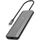 Концентратор J5create USB-C 7-in-1 2xHDMI + 2xUSB 3.2 + 1xRJ45 1000Mbps + PD100W + 3.5mm black (JCD398-N)