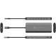 Концентратор J5create USB-C 7-in-1 2xHDMI + 2xUSB 3.2 + 1xRJ45 1000Mbps + PD100W + 3.5mm black (JCD398-N)