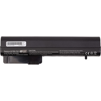 Аккумулятор для ноутбука HP EliteBook 2530p (HSTNN-FB21) 11.1V 4400mAh PowerPlant (NB460380)
