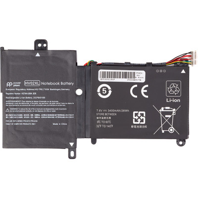 Аккумулятор для ноутбука HP Pavilion X360 11-K (HV02XL) 7.6V 3400mAh PowerPlant (NB462490)