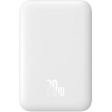 Батарея універсальна Baseus Airpow 6000 mAh 20 W Mag White (P10022807213-00) - Фото