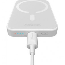 Батарея універсальна Baseus Airpow 6000 mAh 20 W Mag White (P10022807213-00) - Фото