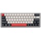 Клавиатура Thunderobot K63 RGB Red Switch USB UA White (6932066313449)