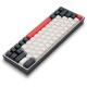 Клавиатура Thunderobot K63 RGB Red Switch USB UA White (6932066313449)
