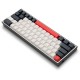 Клавиатура Thunderobot K63 RGB Red Switch USB UA White (6932066313449)