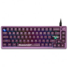 Клавиатура Thunderobot VIC68 Gateron Magnetic Jade Switch Purple USB UA (6932066317201)