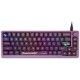 Клавиатура Thunderobot VIC68 Gateron Magnetic Jade Switch Purple USB UA (6932066317201)