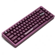 Клавіатура Thunderobot VIC68 Gateron Magnetic Jade Switch Purple USB UA (6932066317201) - Фото