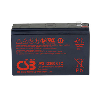 Батарея к ИБП CSB UPS123606F2/F1 12V 6Ah (UPS123606F2/F1)