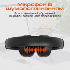 Наушники Meetion BTH003 Black/Orange (MT-BTH003-A) - Фото