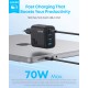 Зарядний пристрій Anker 3xUSB-C PD3.0 + 1xUSB 70 W black (A121CG11) Зарядний пристрій Anker 3xUSB-C PD3.0 + 1xUSB 70 W black (A121CG11)