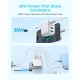 Зарядний пристрій Anker 2xUSB-C + 2xUSB 50 W white (A121EG21) Зарядний пристрій Anker 2xUSB-C + 2xUSB 50 W white (A121EG21)