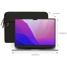 Сумка для ноутбука YENKEE 14.1" Corto Universal Sleeve YBN 14C Black (45032460) - Фото