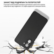 Чехол для мобильного телефона BeCover Silicone OnePlus Nord CE 5 5G Black (715696) Чехол для мобильного телефона BeCover Silicone OnePlus Nord CE 5 5G Black (715696) - Фото