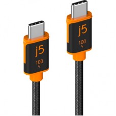 Дата кабель USB-C to USB-C 3.0m 100W (20V/5A) premium J5create (JUCX25L30-N)