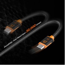 Дата кабель USB-C to USB-C 3.0m 100W (20V/5A) premium J5create (JUCX25L30-N) - Фото