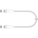 Дата кабель USB-C to USB-C 1.8m 60W (20V/3A) premium J5create (JUCX18L18W-N)