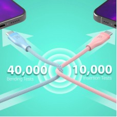 Дата кабель USB-C to USB-C 1.8m 60W (20V/3A) premium J5create (JUCX18L18W-N) - Фото