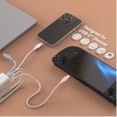 Дата кабель USB-C to USB-C 1.8m 60W (20V/3A) premium J5create (JUCX18L18W-N) - Фото