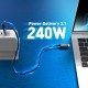 Дата кабель USB-C to USB-C 0.8m USB4 40Gbps 240W (48V/5A) 8K60Hz premium J5create (JUC29L08-N)