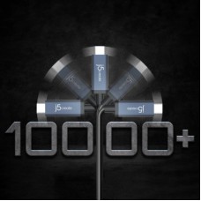 Дата кабель USB-C to USB-C 0.8m USB4 40Gbps 240W (48V/5A) 8K60Hz premium J5create (JUC29L08-N) - Фото