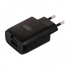 Зарядное устройство XO L54 2xUSB 12W + cable USB to Lightning black (XO-L57-LGHT-BK) - Фото