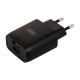 Зарядное устройство XO L54 2xUSB 12W + cable USB to Lightning black (XO-L57-LGHT-BK)