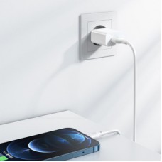 Зарядний пристрій XO L99 USB 12 W + cable USB to Lightning white (L99-L-WH) - Фото