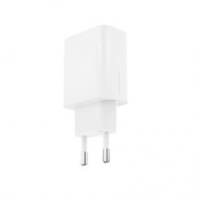 Зарядное устройство XO QC16U 1xUSB-C PD30W + 1xUSB QC3.0 GaN white (XO-QC16U) - Фото
