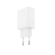 Зарядное устройство XO QC16U 1xUSB-C PD30W + 1xUSB QC3.0 GaN white (XO-QC16U)